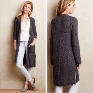 Anthro Knitted and Knotted Daybreak duster cardigan MEDIUM